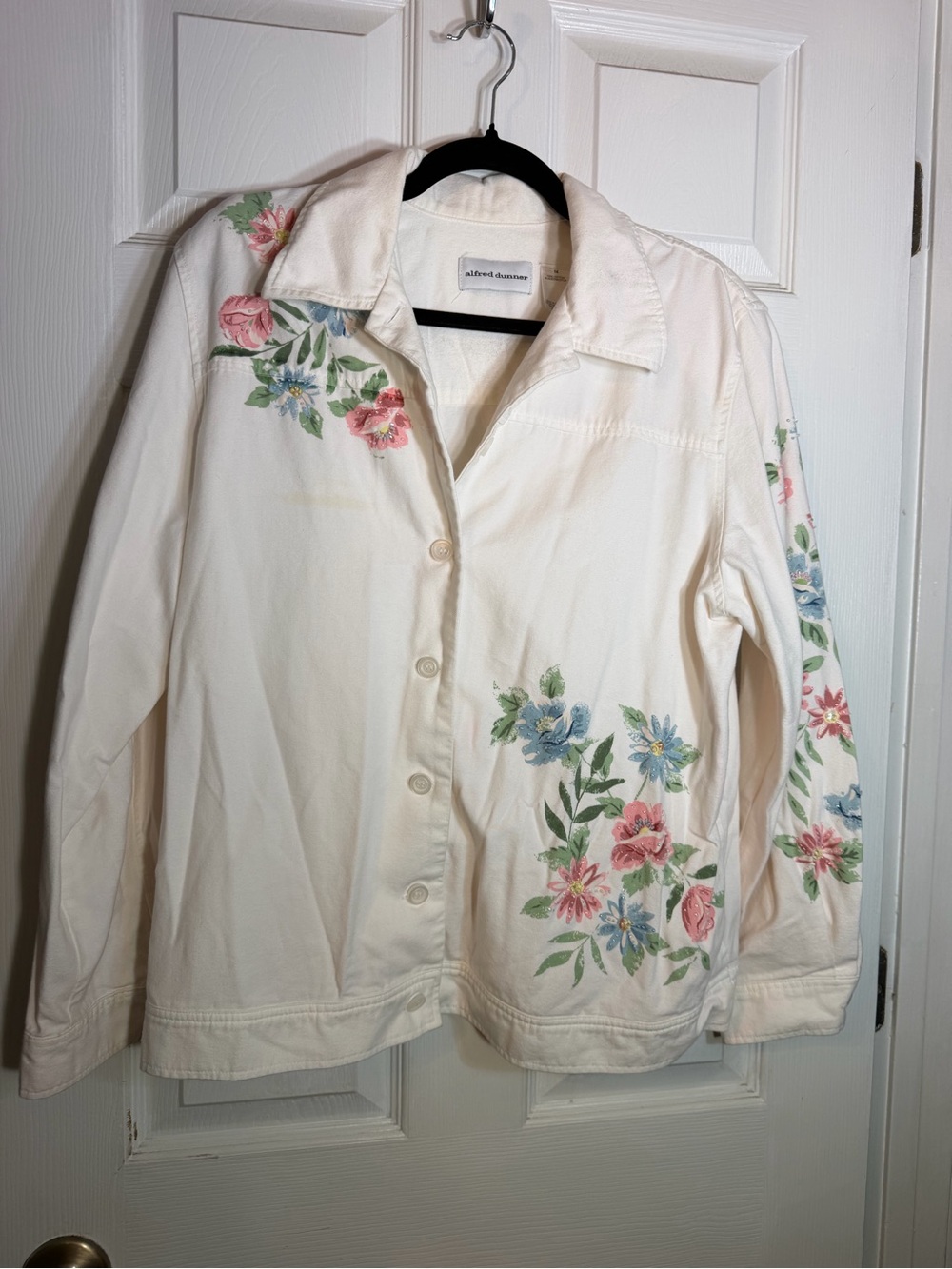 Alfred Dunner White Women's Jacket